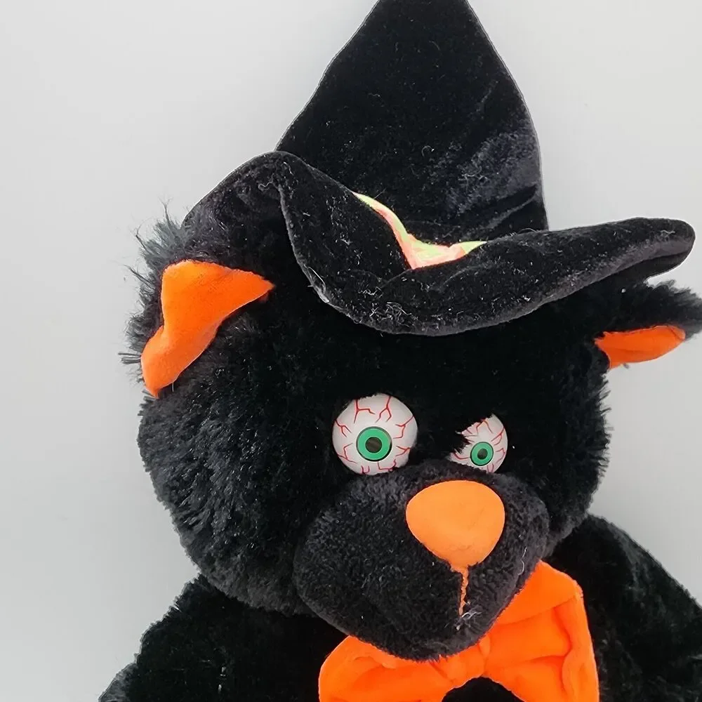 Fiesta Halloween Black Cat Plush 17